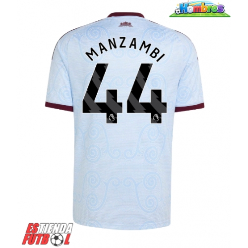 Aston Villa Johan Manzambi #44 Tercera Equipación 2026-27 Manga Corta
